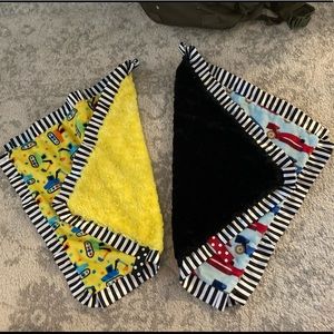 Little Yellow Chick Baby Lap Carseat Blankets (Set of 2)